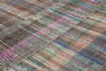 Chaput Patchwork Multi Renk Pamuk Üzerine Yün El Dokuma Kilim-310x376 - Görsel 5