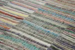 Chaput Patchwork Multi Renk Pamuk Üzerine Yün El Dokuma Kilim-276x386 - Görsel 5