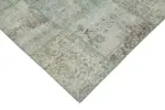 Patchwork Mavi Pamuk Üzerine Yün El Dokuma Kilim-250x350 - Görsel 4