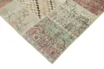 Patchwork Multi Pamuk Üzerine Yün El Dokuma Kilim-250x350 - Görsel 4