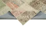 Patchwork Multi Pamuk Üzerine Yün El Dokuma Kilim-250x350 - Görsel 6
