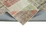 Patchwork Multi Pamuk Üzerine Yün El Dokuma Kilim-249x350 - Görsel 6
