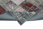 Patchwork Multi Pamuk Üzerine Yün El Dokuma Kilim-300x400 - Görsel 6