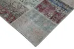 Patchwork Multi Pamuk Üzerine Yün El Dokuma Kilim-300x403 - Görsel 4