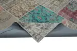 Patchwork Multi Pamuk Üzerine Yün El Dokuma Kilim-300x403 - Görsel 6