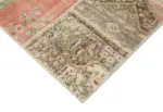 Patchwork Multi Pamuk Üzerine Yün El Dokuma Kilim-251x298 - Görsel 4
