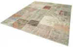 Patchwork Multi Pamuk Üzerine Yün El Dokuma Kilim-248x302 - Görsel 3