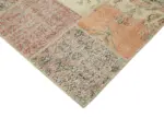 Patchwork Multi Pamuk Üzerine Yün El Dokuma Kilim-248x302 - Görsel 4