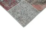 Patchwork Multi Pamuk Üzerine Yün El Dokuma Kilim-300x402 - Görsel 4