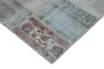 Patchwork Multi Pamuk Üzerine Yün El Dokuma Kilim-300x402 - Görsel 4