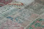 Patchwork Multi Pamuk Üzerine Yün El Dokuma Kilim-301x404 - Görsel 5