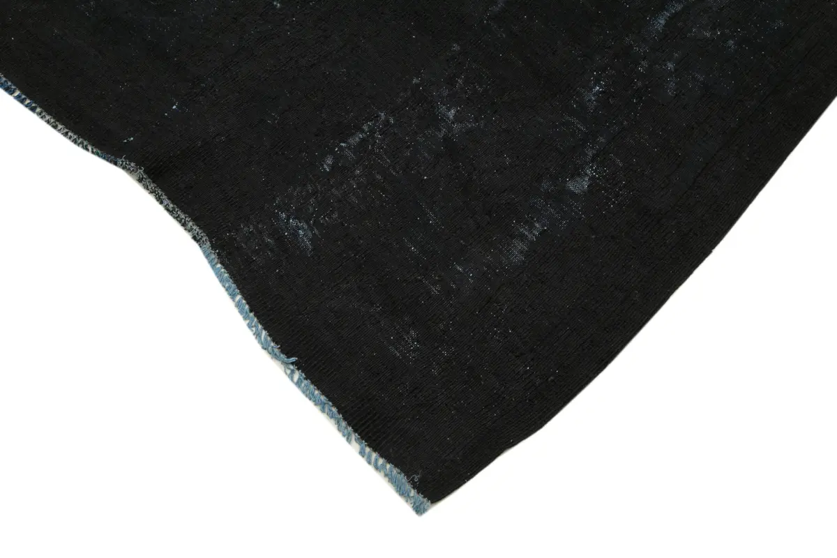 Cıcım Eskitme Siyah Renk Keçi Kılı El Dokuma Kilim-193x321 - Görsel 4