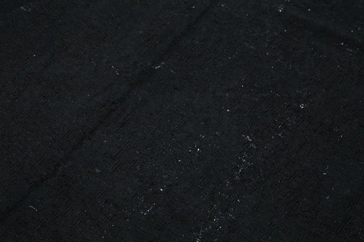 Cıcım Eskitme Siyah Renk Keçi Kılı El Dokuma Kilim-193x321 - Görsel 5