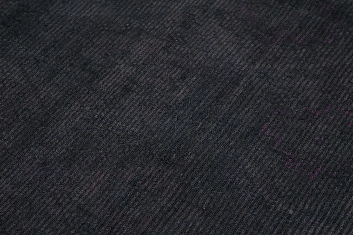 Cıcım Eskitme Siyah Renk Keçi Kılı El Dokuma Kilim-173x303 - Görsel 5