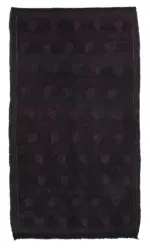 Cıcım Eskitme Kahverengi Renk Keçi Kılı El Dokuma Kilim-167x310