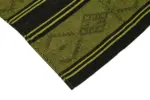Cıcım Eskitme Yeşil Renk Keçi Kılı El Dokuma Kilim-170x180 - Görsel 4