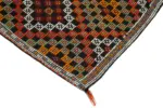 Cıcım Eskitme Multi Renk Keçi Kılı El Dokuma Kilim-153x325 - Görsel 4