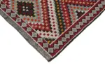 Cıcım Eskitme Multi Renk Keçi Kılı El Dokuma Kilim-181x343 - Görsel 4