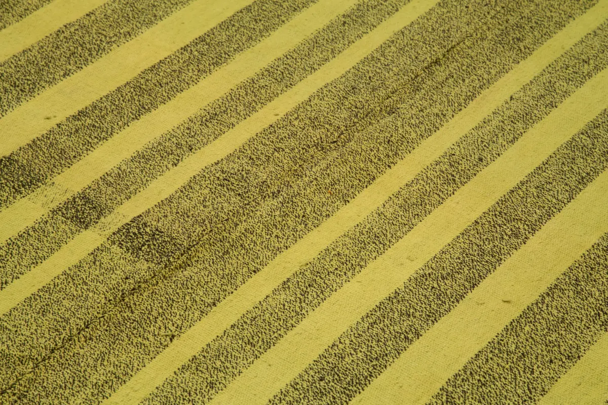 Cıcım Eskitme Yeşil Renk Keçi Kılı El Dokuma Kilim-214x269 - Görsel 5