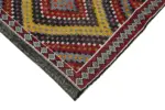 Cıcım Eskitme Multi Renk Keçi Kılı El Dokuma Kilim-178x358 - Görsel 4