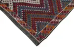 Cıcım Eskitme Multi Renk Keçi Kılı El Dokuma Kilim-183x376 - Görsel 4