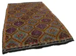 Cıcım Eskitme Multi Renk Keçi Kılı El Dokuma Kilim-170x273 - Görsel 2