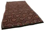 Cıcım Eskitme Multi Renk Keçi Kılı El Dokuma Kilim-193x311 - Görsel 2