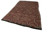 Cıcım Eskitme Multi Renk Keçi Kılı El Dokuma Kilim-193x311 - Görsel 3