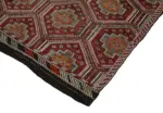Cıcım Eskitme Multi Renk Keçi Kılı El Dokuma Kilim-193x311 - Görsel 4