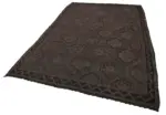 Cıcım Eskitme Kahverengi Renk Keçi Kılı El Dokuma Kilim-193x270 - Görsel 3