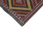 Cıcım Eskitme Multi Renk Keçi Kılı El Dokuma Kilim-185x353 - Görsel 4