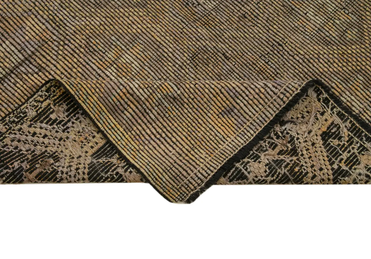 Cıcım Eskitme Bej Renk Keçi Kılı El Dokuma Kilim-166x323 - Görsel 6