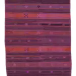 Cıcım Eskitme Kırmızı Renk Keçi Kılı El Dokuma Kilim-125x245