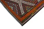 Cıcım Eskitme Multi Renk Keçi Kılı El Dokuma Kilim-194x363 - Görsel 4