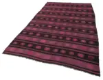 Cıcım Eskitme Pembe Renk Keçi Kılı El Dokuma Kilim-176x315 - Görsel 3