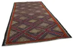 Cıcım Eskitme Multi Renk Keçi Kılı El Dokuma Kilim-200x358 - Görsel 2