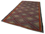 Cıcım Eskitme Multi Renk Keçi Kılı El Dokuma Kilim-200x358 - Görsel 3