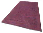 Cıcım Eskitme Pembe Renk Keçi Kılı El Dokuma Kilim-170x290 - Görsel 3