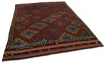 Cıcım Eskitme Multi Renk Keçi Kılı El Dokuma Kilim-211x268 - Görsel 2