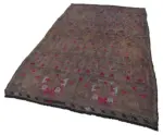 Cıcım Eskitme Mor Renk Keçi Kılı El Dokuma Kilim-160x272 - Görsel 3