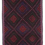 Cıcım Eskitme Multi Renk Keçi Kılı El Dokuma Kilim-215x295