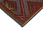 Cıcım Eskitme Multi Renk Keçi Kılı El Dokuma Kilim-190x338 - Görsel 4