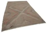 Cıcım Eskitme Multi Renk Keçi Kılı El Dokuma Kilim-196x319 - Görsel 2