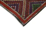 Cıcım Eskitme Multi Renk Keçi Kılı El Dokuma Kilim-178x376 - Görsel 4