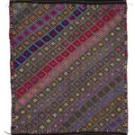 Cıcım Eskitme Multi Renk Keçi Kılı El Dokuma Kilim-191x236