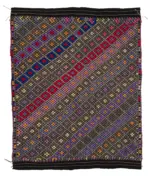 Cıcım Eskitme Multi Renk Keçi Kılı El Dokuma Kilim-191x236