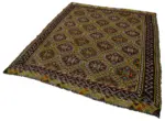 Cıcım Eskitme Multi Renk Keçi Kılı El Dokuma Kilim-191x223 - Görsel 3