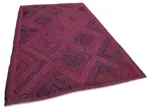 Cıcım Eskitme Pembe Renk Keçi Kılı El Dokuma Kilim-180x290 - Görsel 2