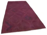 Cıcım Eskitme Pembe Renk Keçi Kılı El Dokuma Kilim-170x330 - Görsel 2