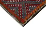 Cıcım Eskitme Multi Renk Keçi Kılı El Dokuma Kilim-180x346 - Görsel 4